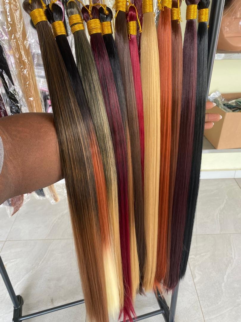 Bone Straight Braiding Hair - 36 Inches - Extra Long