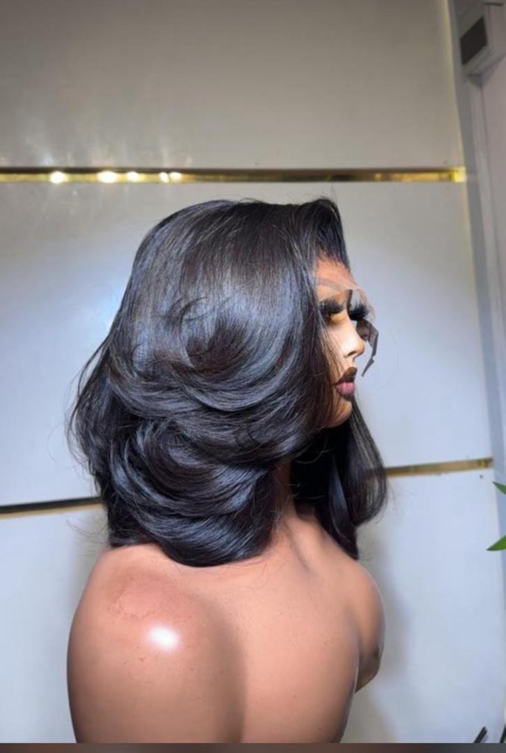 Flip Layered Bob Wig 14"