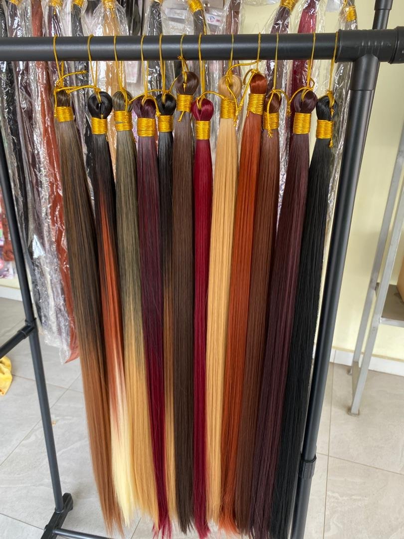 Bone Straight Braiding Hair - 36 Inches - Extra Long - Image 2